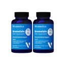 VitaMedica Bromelain & Quercetin Supplement - 500mg Bromelain 250mg Quercetin - 2400 GDU for Immunitet, fælles støtte, inflammation og muskel Inddrivelse - 60 Veganske kapsler - 30 Servere (2 Pack)