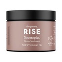 FREQUENSE - Rise Nootrop Tub - Mango Lemonade Flavor - Understøtter Brain Performance & Clarity - med svampe, B Vitamin & Grøn Kaffe - 132g