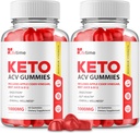 (2 Pack) Lifetime Keto Plus ACV Gummies - Official Formel, Vegan, Non GMO - Lifetime Keto acc Gummies, Life Time Keto Gummies med Apple Cider Vinciture, Vitamin B12, Pomegranat Juice (120 Gummies)