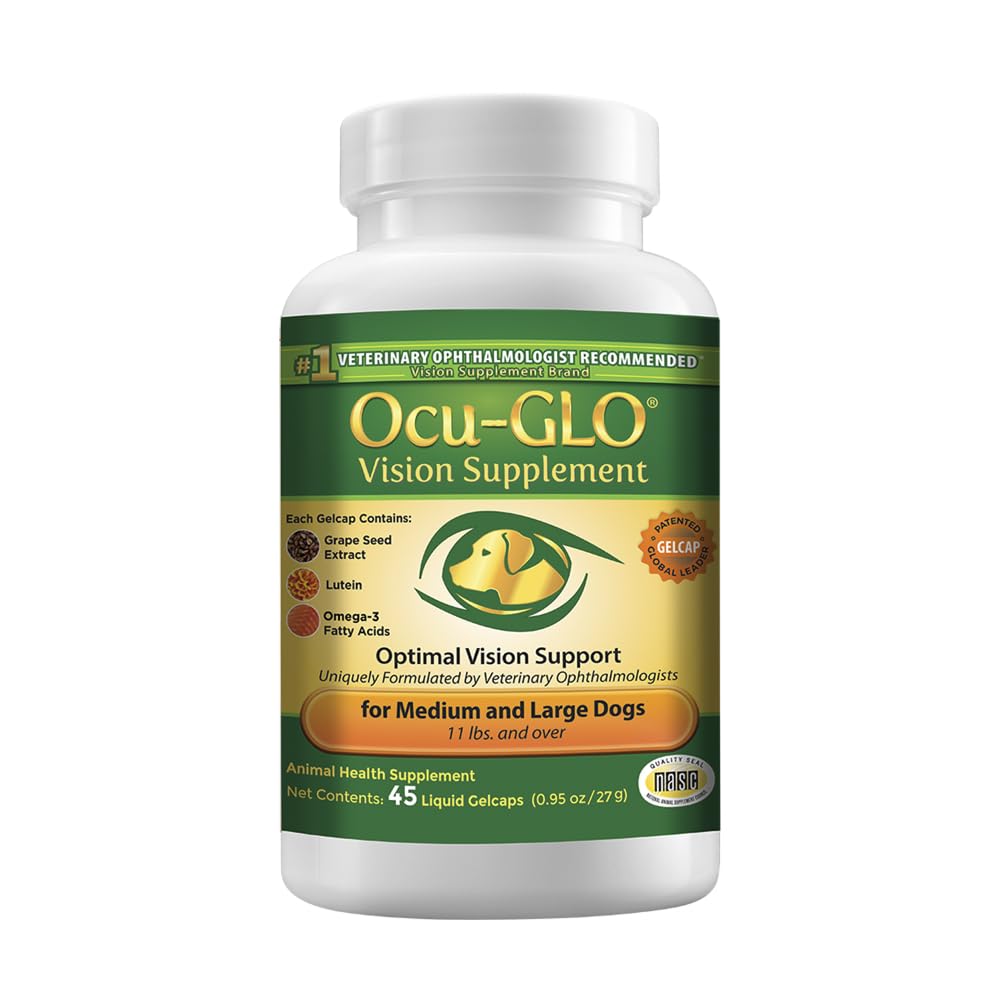 Ocu- GLO Vision Supplement for Medium til store hunde (45ct)