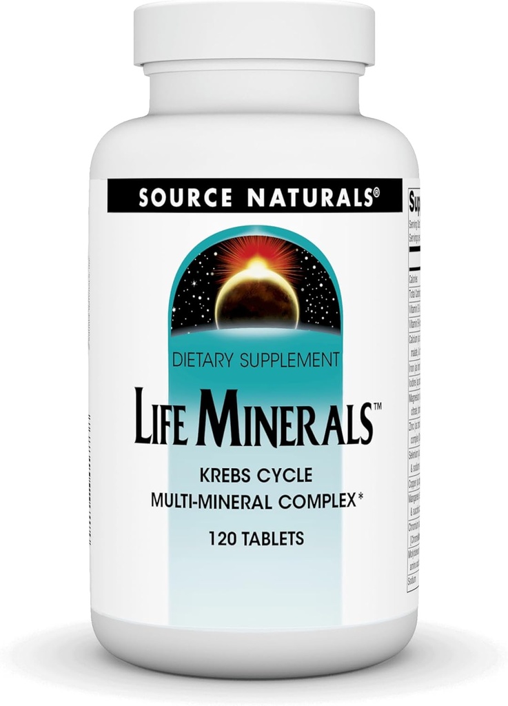 Kilde Naturals Life Minerals, Krebs Cycle Multi- Mineral Complex * - 120 tabletter