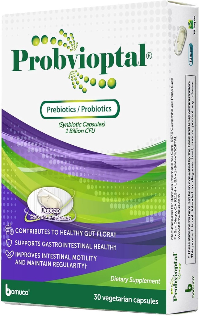 Sandsynlighed, 30 kapsler, Probiotika & Prebiotika, Duocap, 1 Millioner CFU, Gluten Free