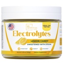 Zero Sugar - Lemon Candy Electrolytes Powder - Forfriskende hydrering - Koffein Free Energy med alle naturlige ingredienser - Vegan, Keto & Paleo - Sukker Free Electrolytes Powder Drink Mix - 37 Servering