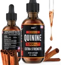 HERBIFY Quinine Tincture - Quinine Liquid Extract for Sund fordøjelse & Leg Cramp - Quinine Cinchona tillæg for bedre absorption - US Made Product - for mænd og kvinder 2oz (60ml)