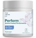 Den Amino CO. - Udfør Pre Workout Powder supplement med Pure EAA Aminosyrer & naturlige smag, Stevia sødet Preworkout Energy Boost til mænd og kvinder - Blå Hindbær (6.7 oz)