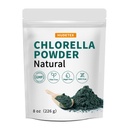 Chlorella Powder Natural- Chlorophyll pulver, Understøtter immunsystem & leverfunktion, Hold unge, Vegan, Rich in Vegan Protein og Vitamin, 8 oz.