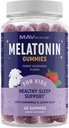 Melatonin Gummies for Kids I 124; 0, 5 mg Per Gummy I 124; Gentle Rest Support for Children Age 2 + - 124; Lav- Dosis Chewable Hest Aid For Kids I 124; med Lemon Balm & Kamille I 124; Non- GMO, Third- Party Testet 60ct
