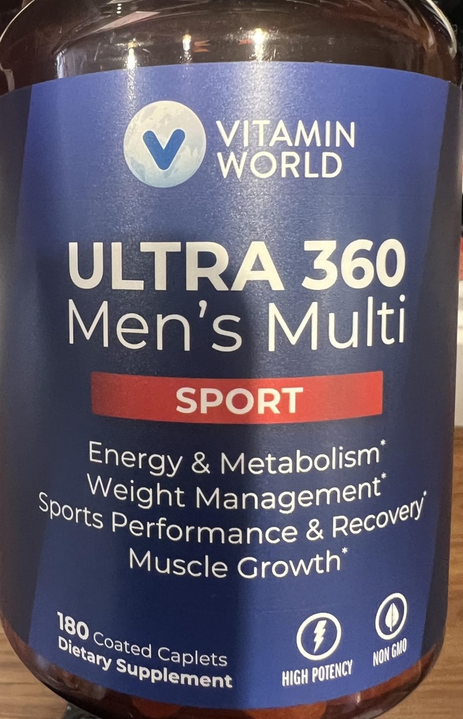 Vitamin World Ultra 360 Mænd Multi Sport (180)