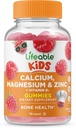Lifeable Kids Calcium Magnesium Zink Gummeblade 124; Calcium med vitamin D3