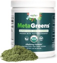 Universa Metagreens, Green Superfoods Blend Powder, Smoothie Mix med Organic Spirulina, Vital Antioxidants, Alkalize, Detoxify, Vegan, Non- GMO, 30-Day Supply.