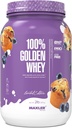 Maxler 100% Golden Whey Protein - 24g protein per servering - Premium Whey Protein Powder for Pre Post Workout - Fast- Absorbing Whey koncentrat, Isolere & Hydrolysate Blend - Blueberry Muffin 2 LB