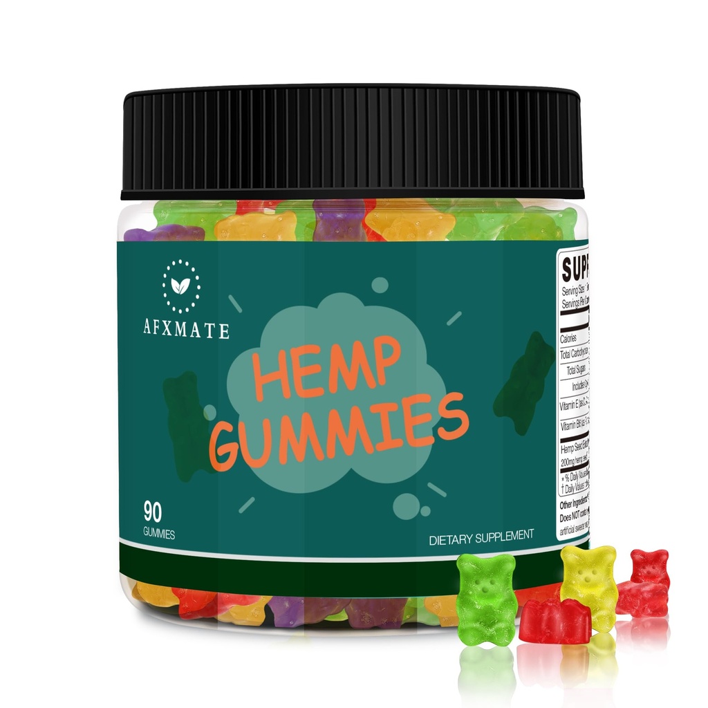 AFXMATE Hamp Gummies 50000 mg Frugtsmag Gummy (90 Gummies)