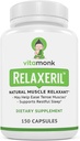 VitaMonk Relaxeril ™ All- Natural Muscle Relaxer - Muscle Relaxer Supplement - Komplet Muscle Relaxing Formel