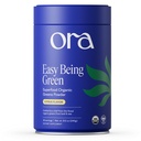 Ora Organic Green Powder - Vegan, Gluten- Free, Organic Super Green Drikke for Energy og Detox Buddy 124; Antioxidanter & Adaptogeniske urter Buddy 124; 20 + Superfood Green Blend - Citrus Flavor, 30 Servere