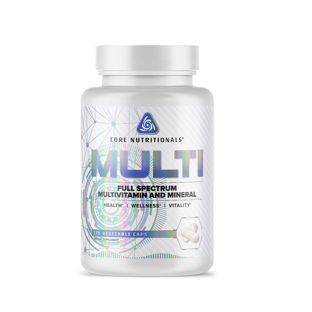Core Nutritionals Multi Full Spectrum Multivitamin Mex124; Full Daily Serving of Key Vitamin & Minerals Mex124; Spectra Antioxidant Blend Mex124; 120 Vegetabilske kapsler