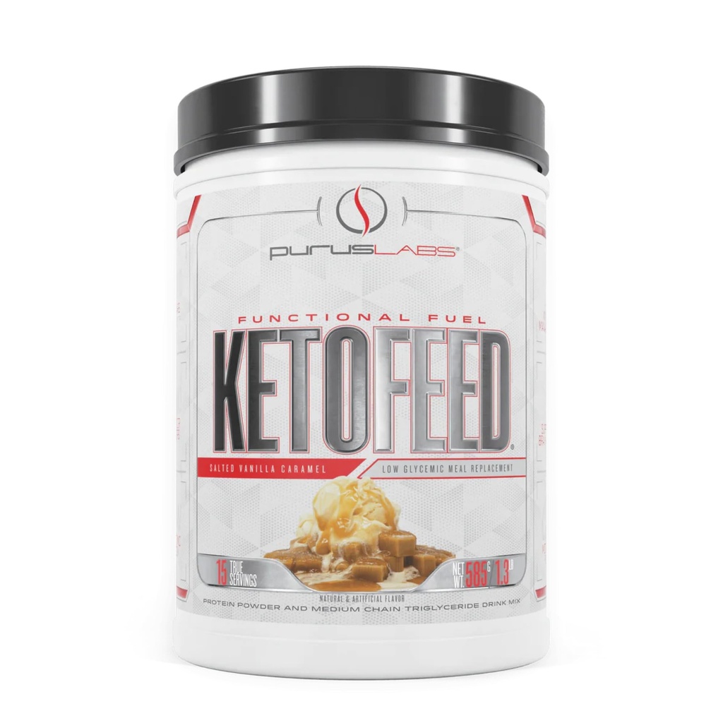 Purus Labs KetoFeed Protein Note 124; Keto Low Glycemic Protein Meal Erstatning Note 124; Low Carb, 0 Sugars