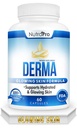 Dermal Repair Complex for Hydrated, Glowing Skin –Anti Aging Supplement with Phytoceramides & Alpha Lipoic Acid. Fast Results Hydration Pills Enhances Smoothness & Reduces Wrinkles. 60 Liquid Capsules