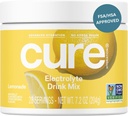 Cure Hydration • 124; Plantbaseret elektrolytholdig drik • 124; Ingen tilsat sukker • 124; FSA- HSA • 124; Dehydrering • Hjælpepulver fremstillet med kokos • 124; ikke- GMO • 124; Vegan • 124; 28 Servering - Lemonade