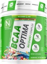 NutraKey BCAA Optima Post Workout Recovery Complex, Ingen sukker, Ingen Carb, Recovery Aid, Sour Gummy Worms