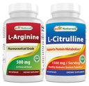 Bedste Naturals L- Arginin 500mg & L- Citrullin 1500mg