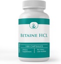 PURE ORIGINAL INGREDIENTS Betaine HCL, (100 Capsules) Always Pure, No Additives Or Fillers, Lab Verified