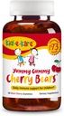 NORTH AMERICAN HERB & SPICE Kid- e- kare Yummy Gummy Cherry Bears - 60 Real Cherry Gummies - Daglig immunforsvar for børn - med P73 Oreganol & Black Seed Oil - Non-GMO - 30 Servering