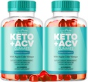 (2 Pack) Keto Pure ACV Gummies, Keto Pure Gummies, 120 Gummies til 2 Måneder