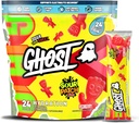 GHOST Hydration Pakker, Sour Patch Kids Redberry, 24 Sticks, Electrolyte Powder - Drik mix supplement med Magnesium, Kalium, Calcium, C-vitamin - Vegan, fri for soja, Sukker & Gluten