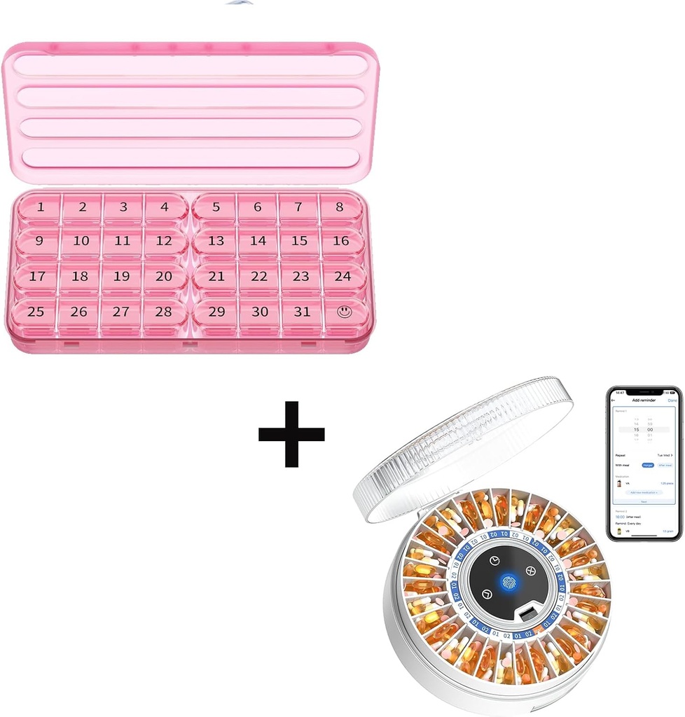 Måned Pill Organizer & Automatic Pill Dispenser