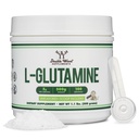 L Glutamin Powder 1.1lbs (100 Servering af 5 Grams hver - tredjeparts testet L- Glutamin pulver) Unflavored, Keto, Vegan Friendly (med Scoop) for motion Endurance og Gut sundhed med Double Wood