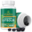 800 MG Liposomal Luteolin Supplement - Maximum Absorption, Premium Antioxidant Supplement for hjerne & Overall Well- Being, 60 Softgels - 30- Day Supply