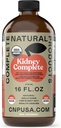 Komplette naturlige produkter Nyre Komplette - 16oz glasflaske, Nyre Rengøring