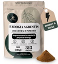 Jungle Powders Fadogia Agrestis Extract for Men 50: 1 Koncentration 313 Servering - 5 Ounces af Pure Nigerian Fadogia Supplement Traditional Herre Health Support for Drive & Passion Indeholder Maltodextrin