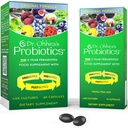 Dr. Ohhiras Probiotika, Original Formel, 60 Caps med Bonus 10 Capsule Travel Pack - 13 Probiotiske Strops med Prebiotika og Postbiotika