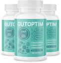 GutOptim Probiotic & Prebiotic Capsules Note 124; Pre and Probiotics for Synbiotic Gut Health & Bloating Relief for Women & Mænds
