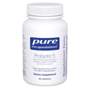 Ren indkapsling Probiotic- 5; Dairy and Soy Free Probiotic Blend to Support Immunation and Gastrointestinal Health