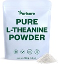 Fritid L- Theanine pulver, 100 g, Pure L Theanine pulver, der fremmer afslapning og fokus, supplement til kognitiv funktion, ingen Fillers, non-GMO, 1000 Servere