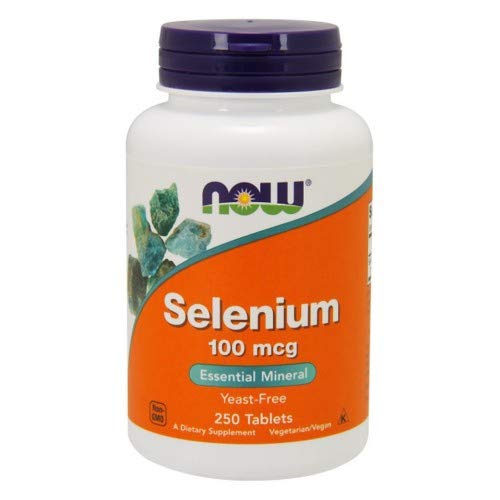 Now Foods Now Foods, Selenium, (2 Pack) Gær Free, 100 mcg, 250 Tablets