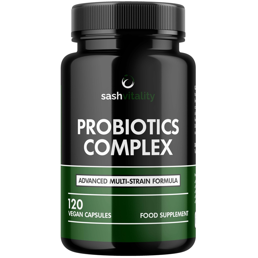 Probiotika & Prebiotics; 124; 435 Millioner CFU = 124; Bio kulturer Complex 124; 120 Vegetariske kapsler til kvinder & mænd - Lactobacillus Acidophilus, Bifidobacterium, Rhamnosus & Reuteri - Avanceret Multi- Strain
