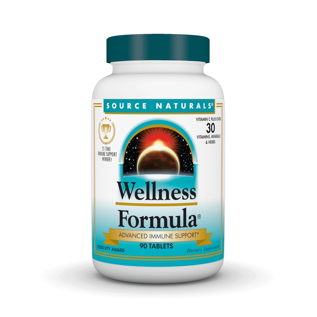 Source Naturals Wellness Formel Bio- Aligned Vitamin & Herbal Defense - Immunsystemet Support & Immunity Booster * - 90 Greve