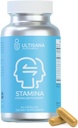 Stamina Antioxidant & Stress Relief Supplementér 124; for Forstærket Mood, Boost Energy, immunforsvar & dvalestøtte 124; vitamin B12 & B6, Ashwagandha, gurkemeje, 5- HTP & mere; Non- GMO, 60 kapsler