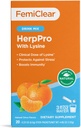 FemiClear HerpPro Drink Mix, med L- Lysin 3000mg, Zink, Vitaminer A & C, Ashwagandha, Immunitet & Stress Supplement for kvinder & mænd, 20 stick pakker