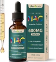 Liposomal Liquid NAC Supplement N- Acetyl Cysteine Drops, N Acetyl Cysteine 600 mg med Quercetin & Zink til voksne & børn, lever & lung Support, antioxidant, immunforsvar og hudsundhed, 2 Fl Oz