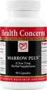 Sundhedsmæssige bekymringer Marrow Plus - Bone Marrow & Blood Generation Herbal supplement - Kinesisk Herbal Formel for anæmi, & Cirkulation Support - Astragus, Salvia, & Tangerine Ekstrakter - 90 Kapsler
