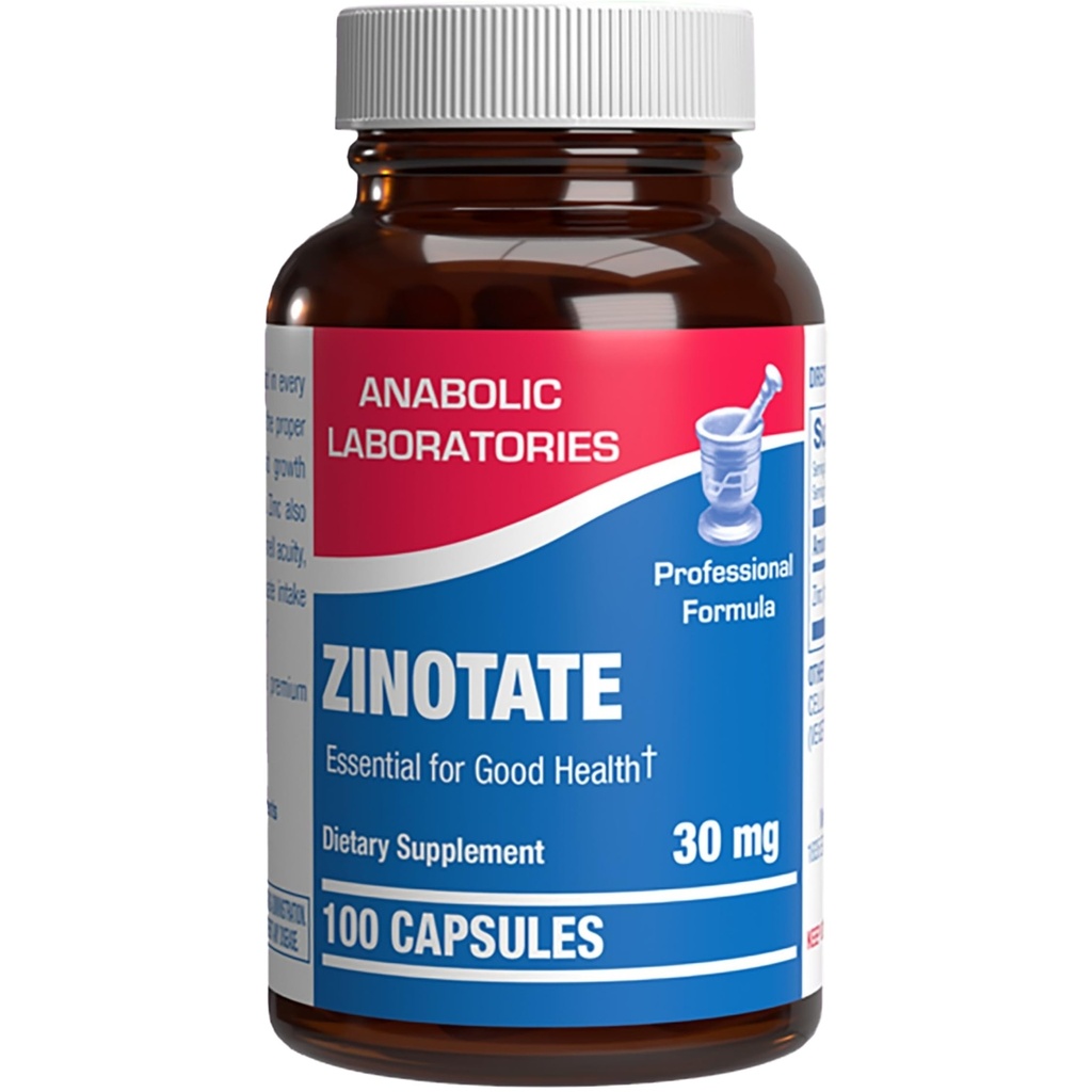 Chelated Zink Picolinate 30mg - Klinisk formeret høj potens Zink supplement til kvinder og mænd for sund hud ben & immunsystemet støtte - Vegan non-GMO & let at synke - 100 Servere