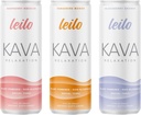 LEIOLAD 124; Kava drevet Sparkling Afslapning Drink 124; Classic Variety- Pack - Inkluderer: Raspberry Hibiscus, Tangerine Mango, BlackBerry Orange