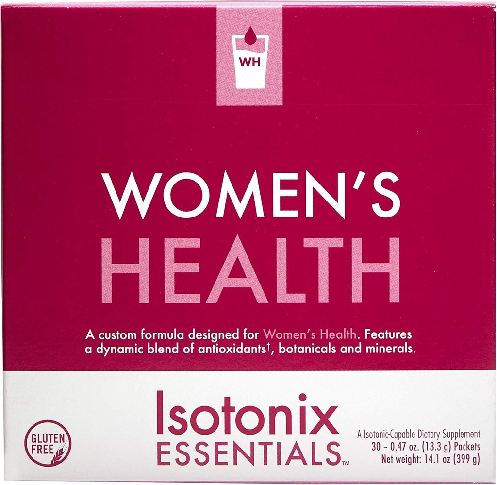 Isotonix Essentials Women's Health - Multivitamin with Collagen, Vitamin C, Probiotics, Hair, Skin, and Nails Support, Boosts Immune Health & Vitality, 30 Packets