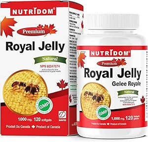 Nutridom Royal Jelly 1000mg, 120 softgels (One Bottle)