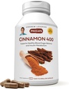 ANDREW LESSMAN Cinnamon 400mg - 360 kapsler - High Potency, Standardized Extract. Ingen tilsætningsstoffer. Lille let at synke kapsler