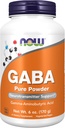 Now Foods Supplements, GABA (Gamma- aminosmørsyre) Powder, Neurotransmitter Support *, 6 - Ounce